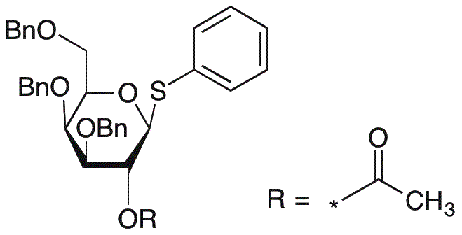 Fenil 2-O-acetil-3,4,6-tri-O-bencil-1-tio-bD-galactopiranósido