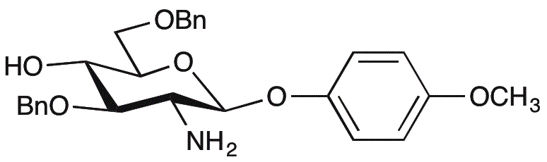 4-méthoxyphényl 2-amino-3,6-di-O-benzyl-2-désoxy-β-D-glucopyranoside