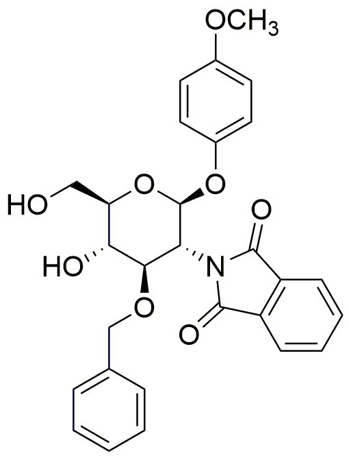 4-Methoxyphenyl 3-O-benzyl-2-deoxy-2-phthalimido-β-D-glucopyranoside