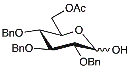 6-O-Acetil-2,3,4-tri-O-bencil-D-glucopiranosa