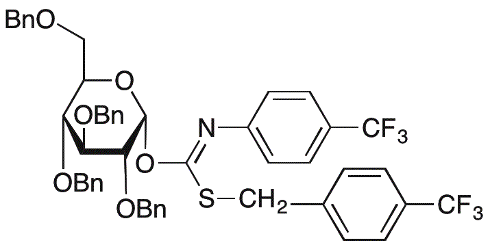 2,3,4,6-Tetra-O-bencil-aD-glucopiranosil p-trifluorometilbenciltio-N-(p-trifluorometilfenil)formimidato