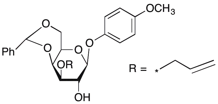 4-Metoxifenil 3-O-alil-4,6-O-bencilideno-β-D-galactopiranósido