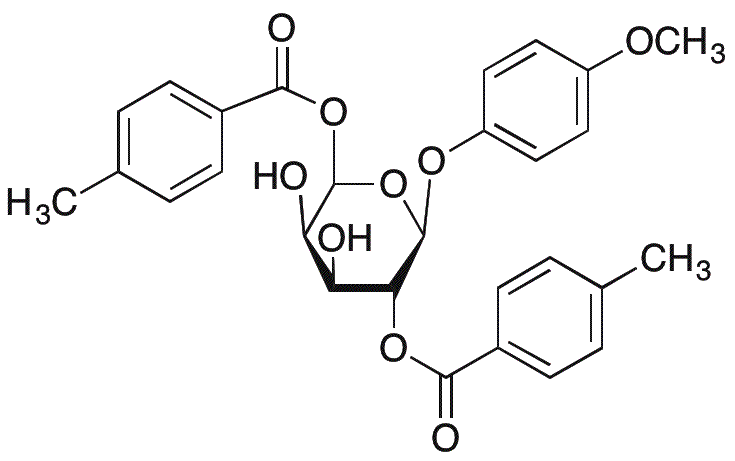 4-méthoxyphényl 2,6-bis-O-(4-méthylbenzoyl)-β-D-galactopyranoside