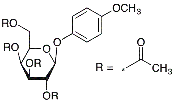 4-Metoxifenil 2,3,4,6-tetra-O-acetil-β-D-galactopiranósido