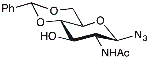 2-acétamido-4,6-O-benzylidène-2-désoxy-β-D-glucopyranosyl azoture