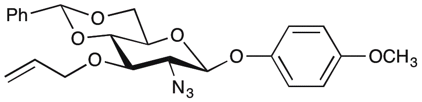 4-Metoxifenil 3-O-alil-2-azido-4,6-O-bencilideno-2-desoxi-bD-glucopiranósido