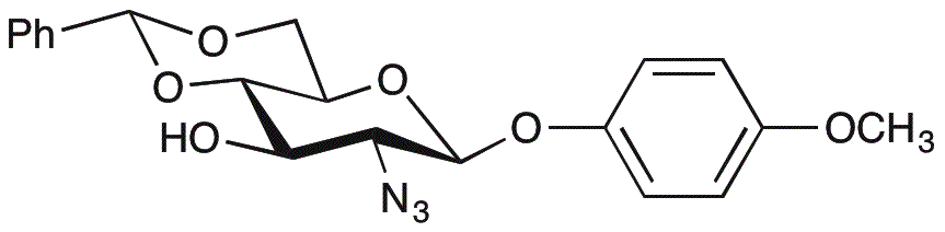 4-Methoxyphenyl 2-azido-4,6-O-benzylidene-2-deoxy-?-D-glucopyranoside