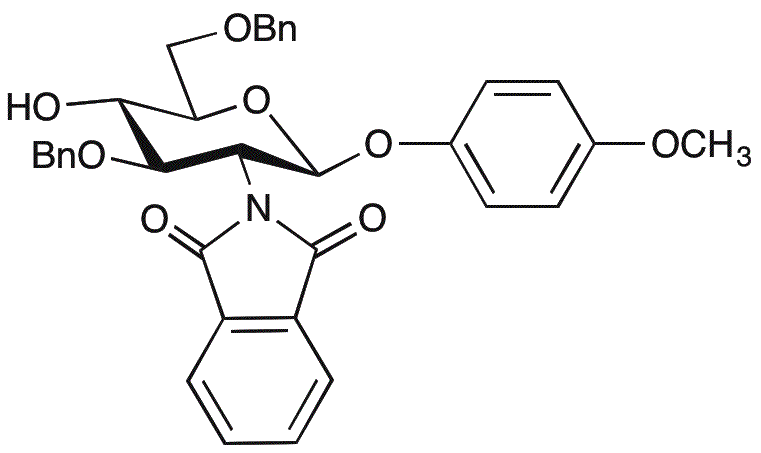 4-méthoxyphényl 3,6-di-O-benzyl-2-désoxy-2-phtalimido-β-D-glucopyranoside