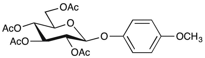 4-méthoxyphényl 2,3,4,6-tétra-O-acétyl-β-D-glucopyanoside