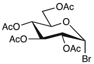 Acetobromo-aD-glucosa estabilizada con 2% CaCO3