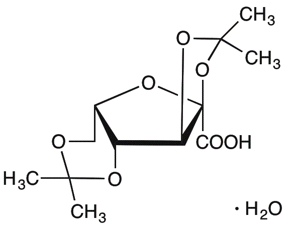 (-)-2,3:4,6-Di-O-isopropylidene-2-keto-L-gulonic acid monohydrate