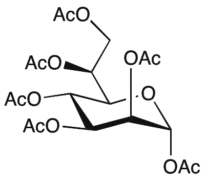 L-glycéro-α-D-manno-heptopyranose 1,2,3,4,6,7-hexaacétate