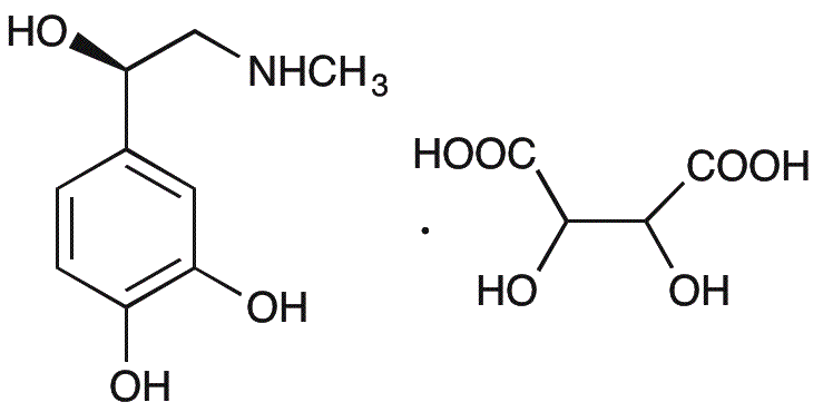 (-)-Epinephrine (+)-bitartrate salt