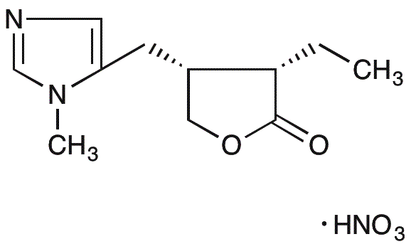 Pilocarpine nitrate salt