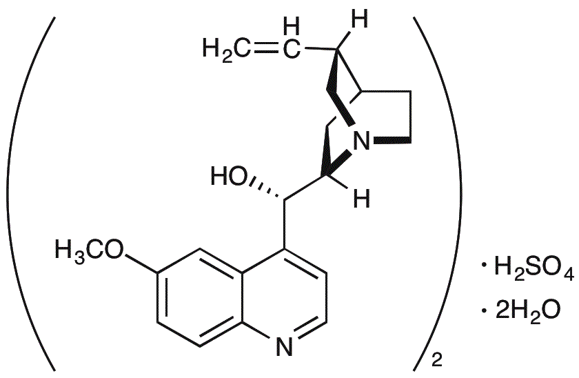 Quinidine sulfate salt dihydrate