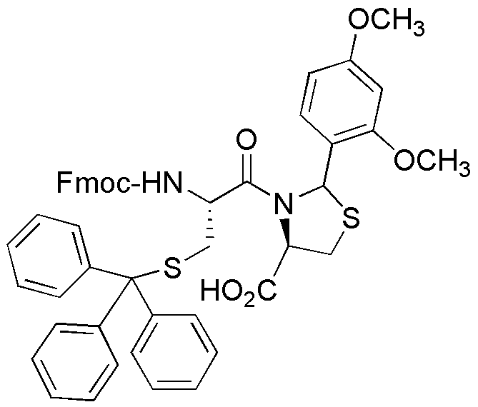 Fmoc-Cys(Trt)-Cys(Psi(Dmp,H)pro)-OH