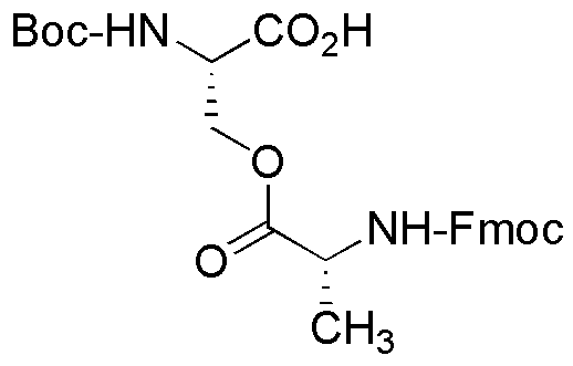 Boc-Ser(Ala-Fmoc)-OH