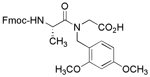 Fmoc-Ala-(Dmb)Gly-OH