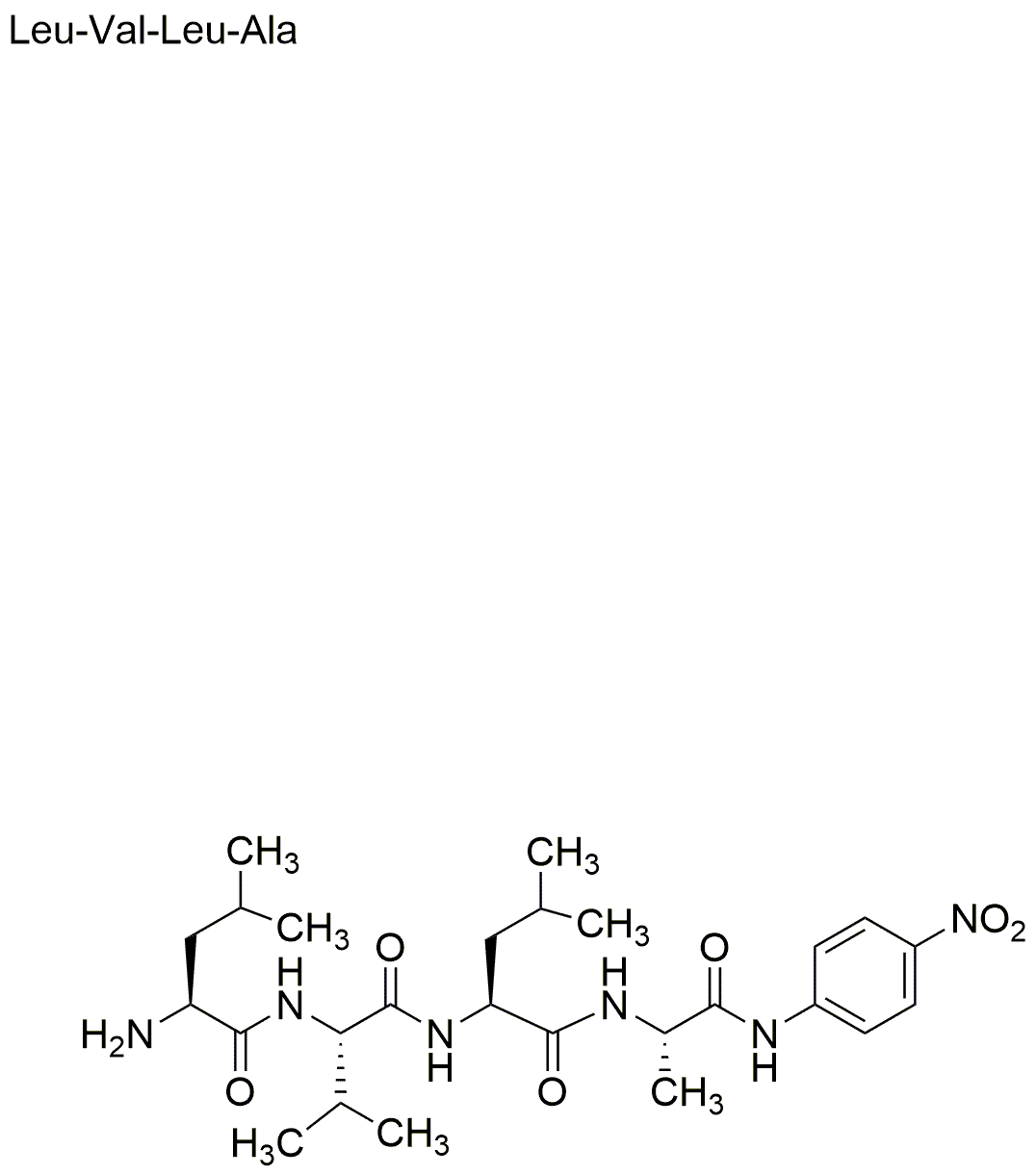 H-Leu-Val-Leu-Ala-pNA