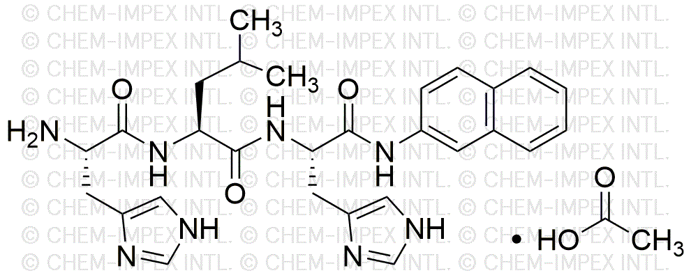 Sal de acetato de H-His-Leu-His-βNA