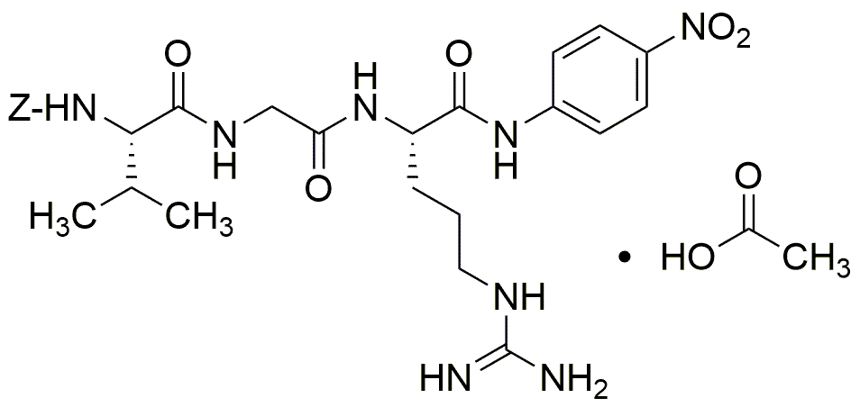 Z-Val-Gly-Arg-pNA acetate salt