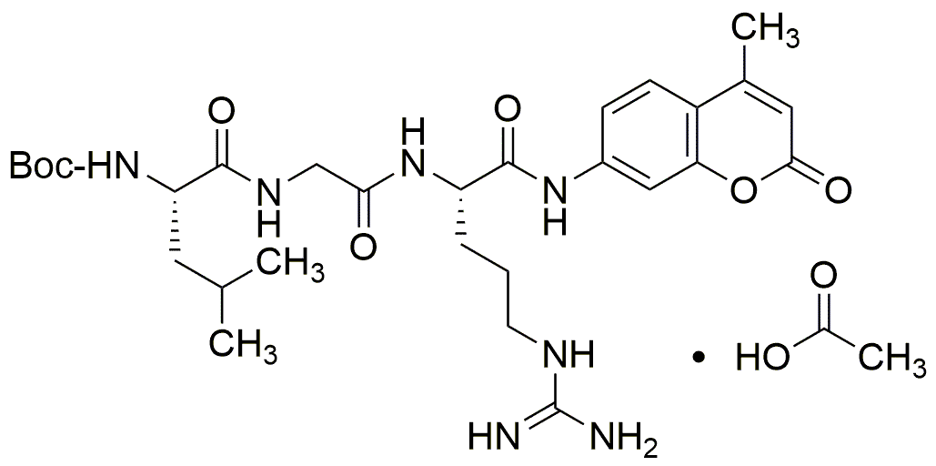 Sal de acetato de Boc-Leu-Gly-Arg-AMC