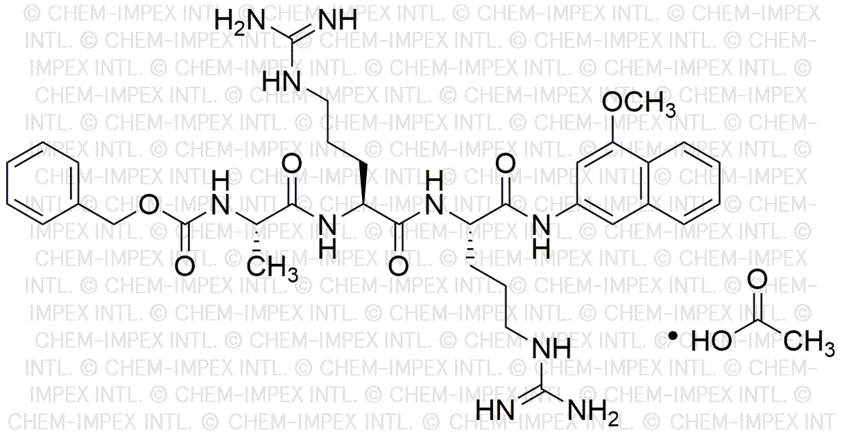 Sal de acetato de Z-Ala-Arg-Arg-4MβNA