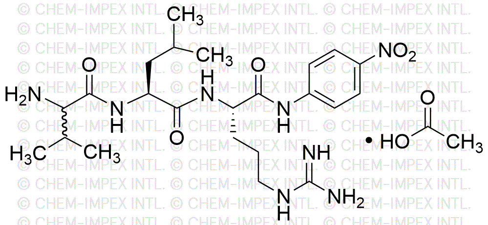 Sel d'acétate de H-DL-Val-Leu-Arg-pNA