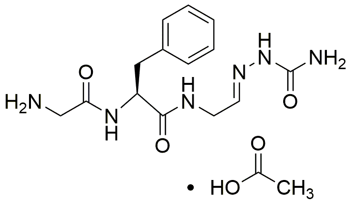 Sel d'acétate de semicarbazone de H-Gly-Phe-Gly-aldéhyde