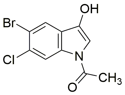 1-Acetil-5-bromo-6-cloro-1H-indol-3-ol