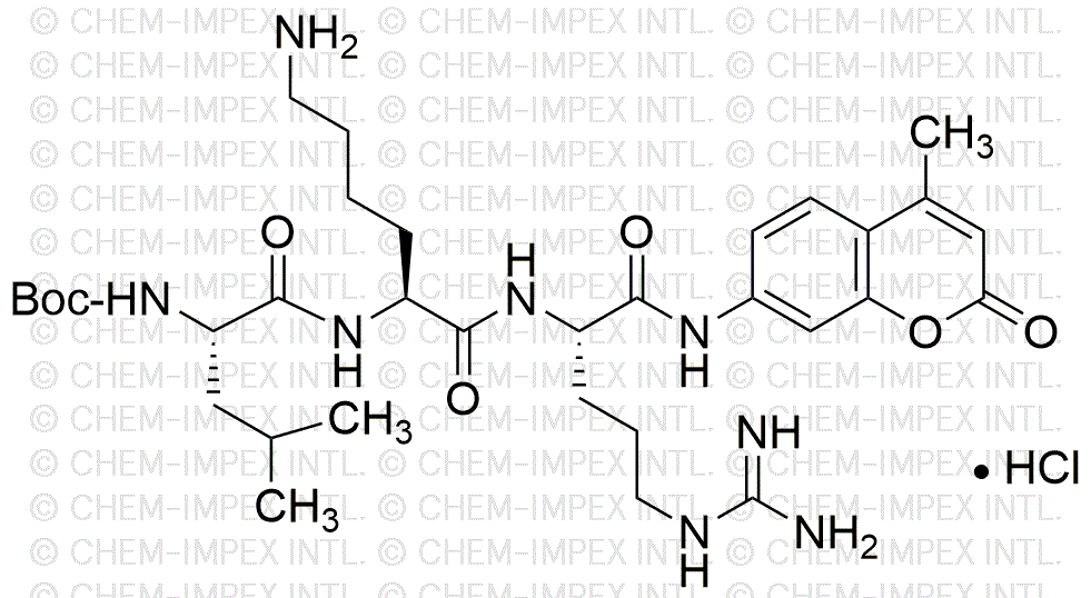 Boc-Leu-Lys-Arg-AMC hydrochloride salt