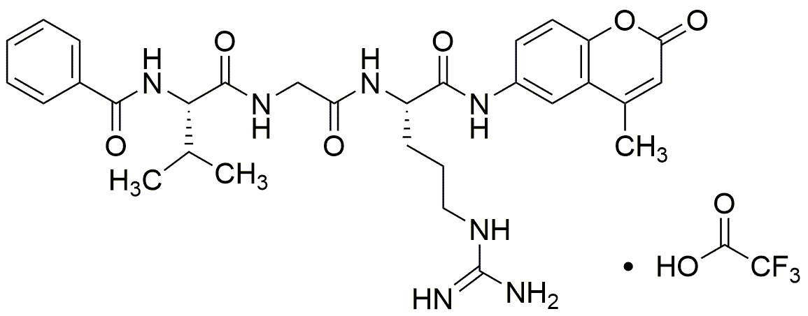 Sal de trifluoroacetato de Bz-Val-Gly-Arg-AMC