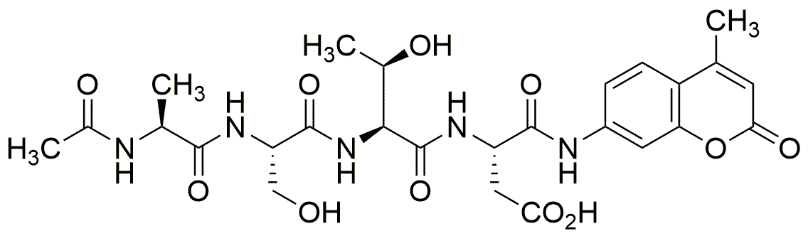 Ac-Ala-Ser-Thr-Asp-AMC