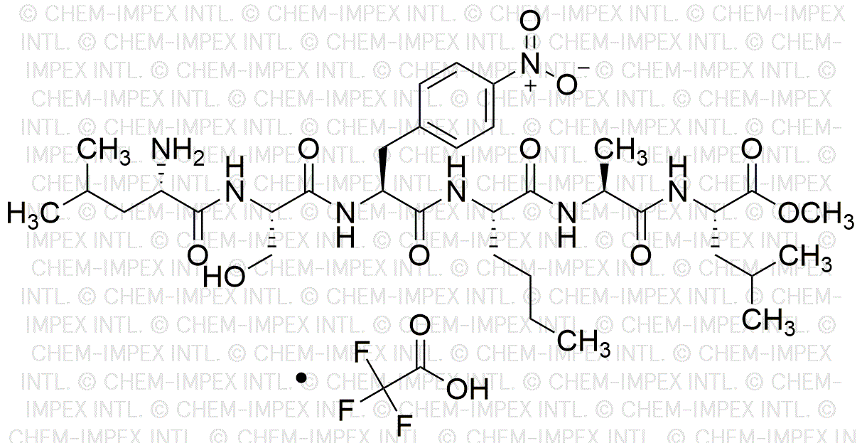 H-Leu-Ser-p-nitro-Phe-Nle-Ala-Leu-OMe · Sal TFA