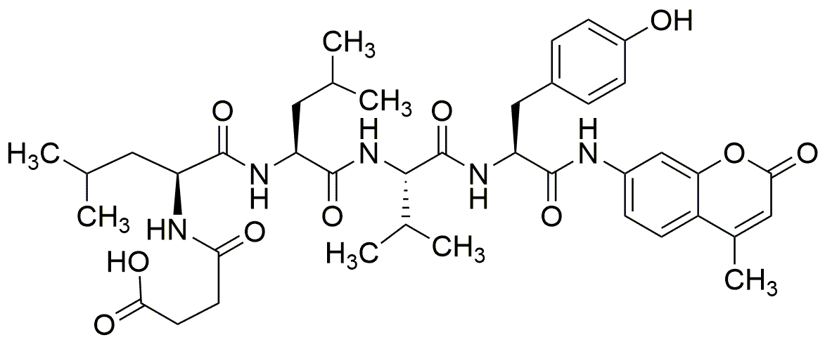 Suc-Leu-Leu-Val-Tyr-AMC