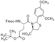 Fmoc-Glu(OtBu)-Cys(Psi(Dmp,H)pro)-OH