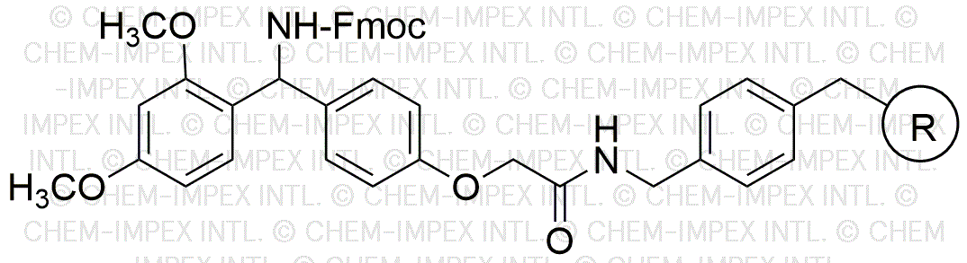 Rink amide-AM resin