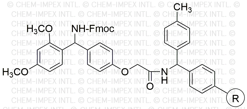 Rink amide-MBHA resin (0.3-0.6 mmol/g, 100-200 mesh)