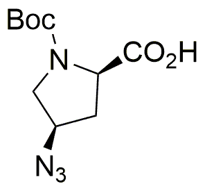 Boc-(4R-4-azido-D-prolina