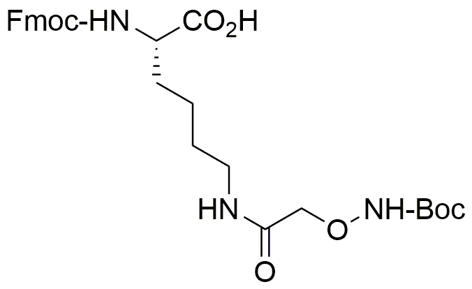 Nα -Fmoc- Nβ -(N-Boc-amino-oxyacetyl)-L-lysine