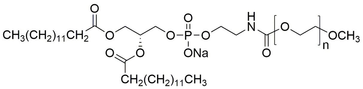 N-(carbonyl-méthoxypolyéthylèneglycol 5000)1,2-dimyristoyl-sn-glycéro-3-phosphoéthanolamine, sel de sodium