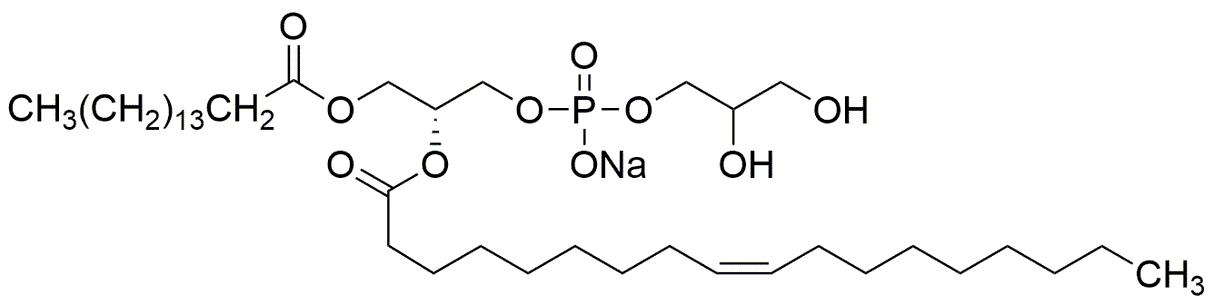 Sal sódica del 2-oleoil-1-palmitoil-sn-glicero-3-fosfo-rac-(1-glicerol)