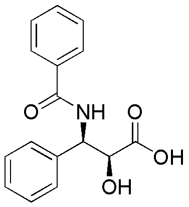 Acide N-benzoyl-(2S,3R-3-amino-2-hydroxy-3-phénylpropionique)