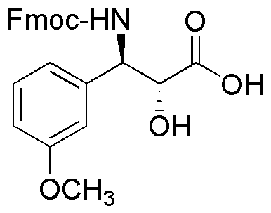 Ácido Fmoc-(2R,3R-3-amino-2-hidroxi-3-(3-metoxifenil)-propiónico