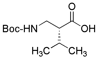 Ácido Boc-(R-2-(aminometil)-3-metilbutanoico