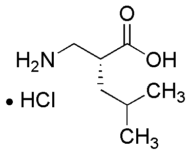 Chlorhydrate d'acide R-2-(aminométhyl)-4-méthylbutanoïque