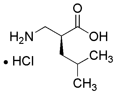 Clorhidrato de ácido (S-2-(aminometil)-4-metilbutanoico)