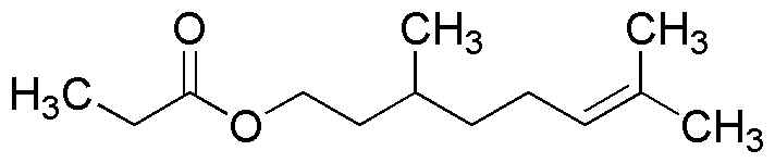 Propionato de citronelilo, suma de ésteres