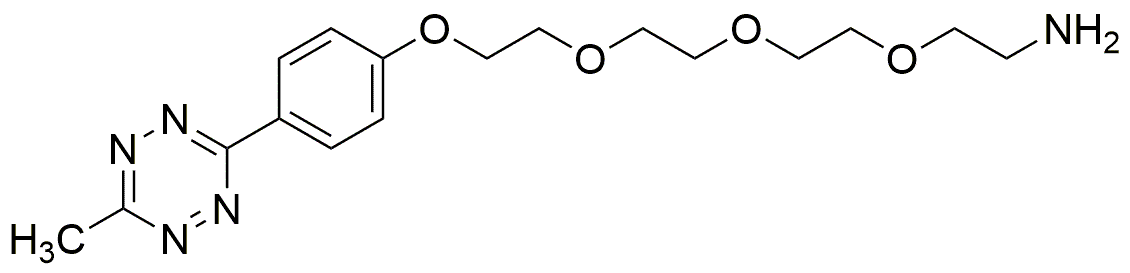 Methyltetrazine-PEG4-amine HCl Salt