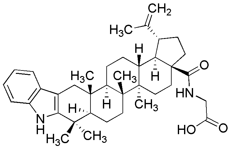 Amida de glicina 2,3-indolobetulínica